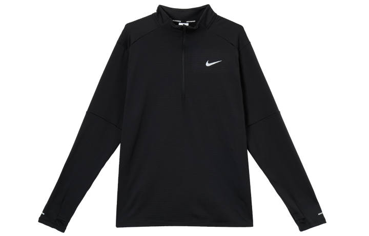 Nike Nike T Shirts Men's Black Stand Collar Moderate