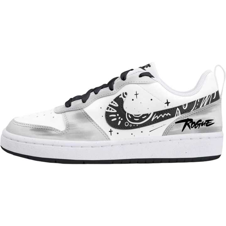 Nike Nike Court Borough 2 Low top Skateboard Shoes White Teenagers