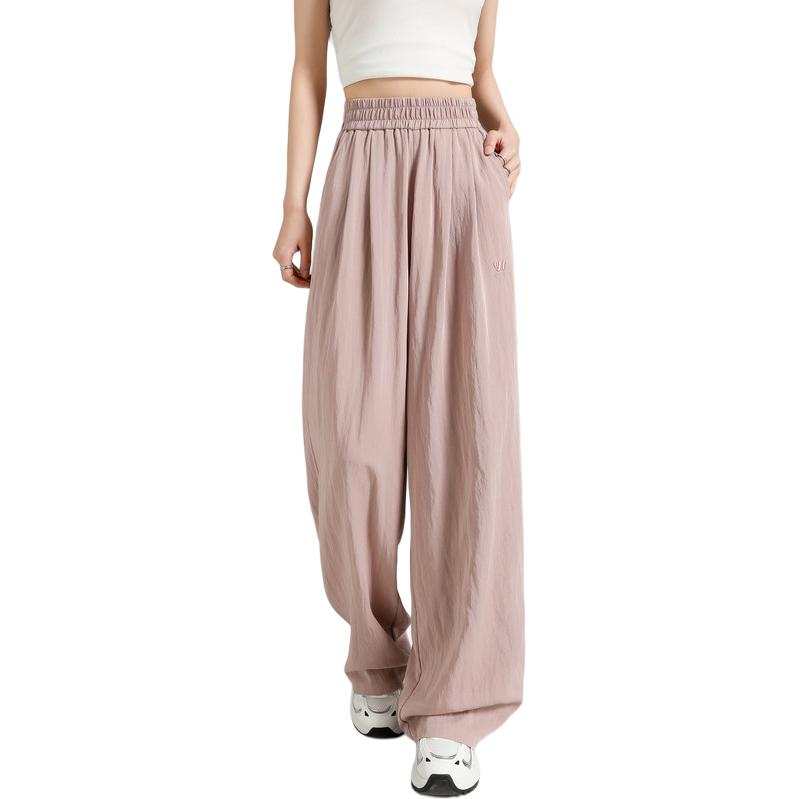 Tonlion Casual Pants Women's Moderate Straight Fit Pants