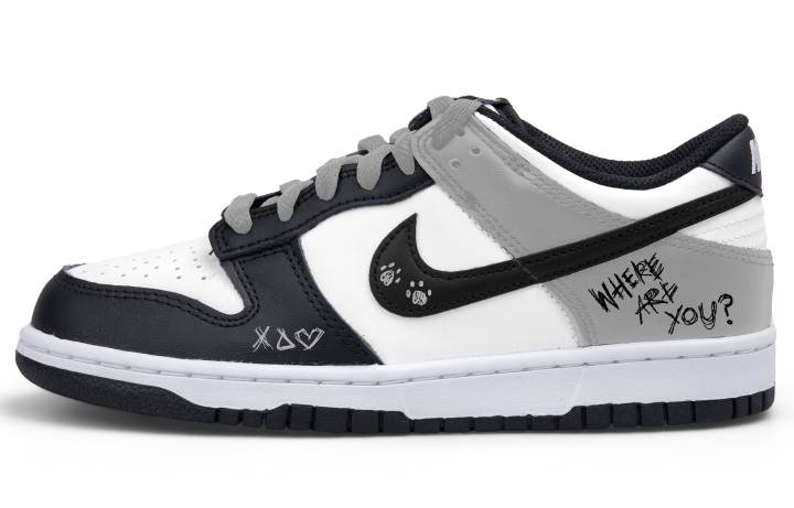 Nike Nike Dunk Low top Skateboard Shoes Unisex Black