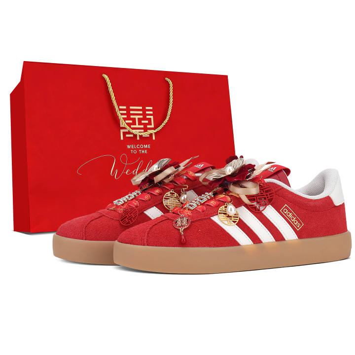 Adidas Adidas VL COURT 3.0 Low top Skateboard Shoes Unisex Red White