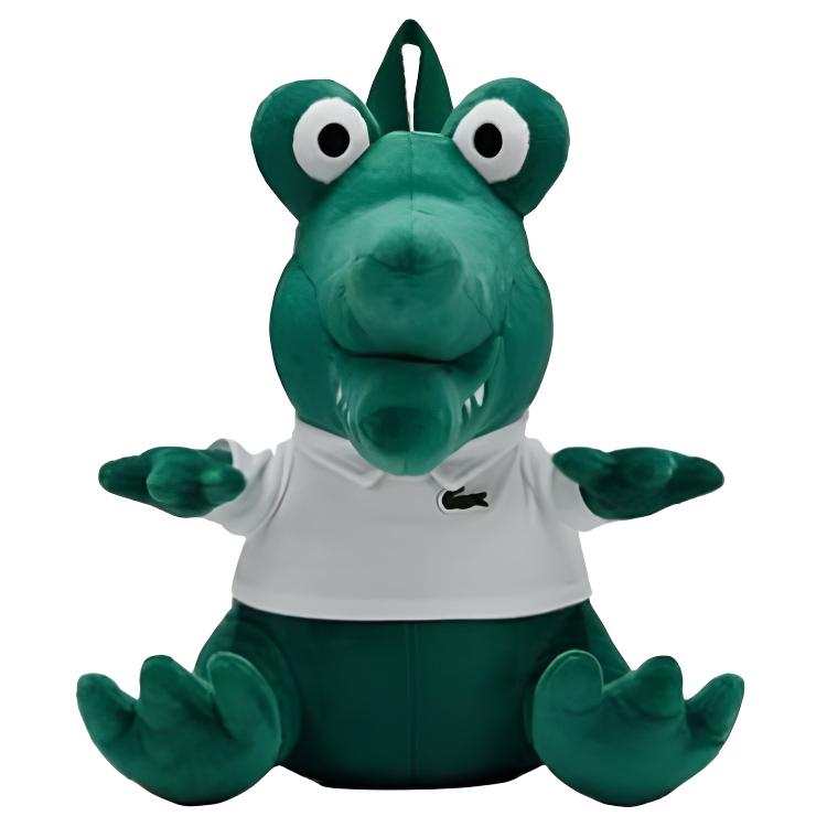 LACOSTE Cartoon Shape Plush Backpack Kids' Green