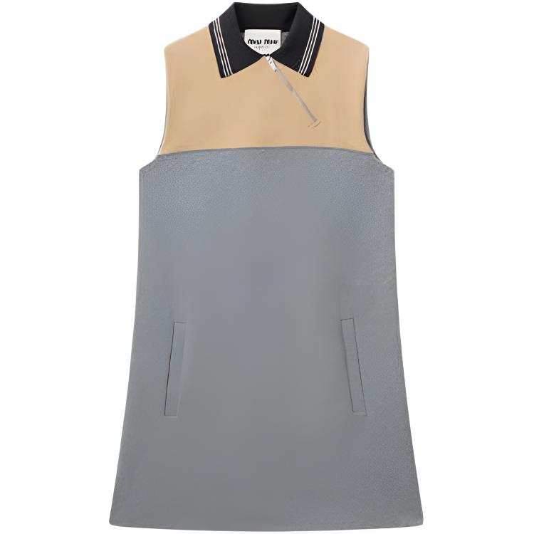 Miu Miu Two-Toned Sleeveless Dress