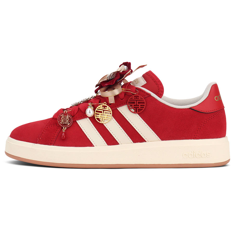 Adidas Adidas Grand Court Base 00s Low top Skateboard Shoes Unisex Red White
