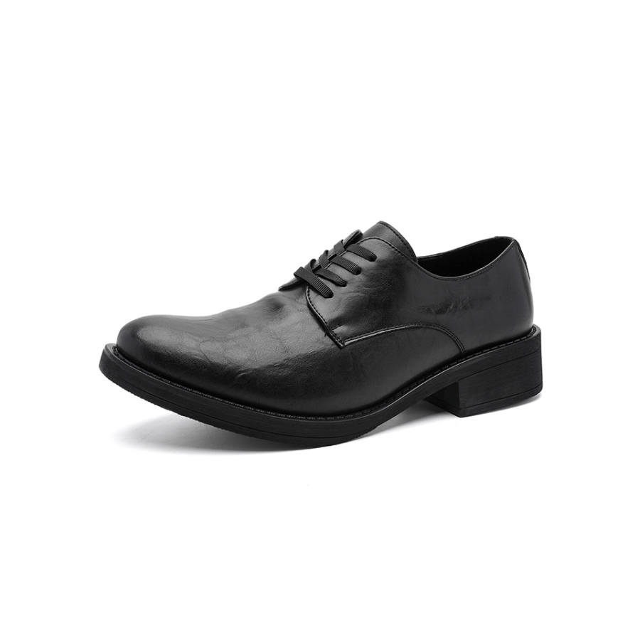Lanza Dress Shoes Men's Low Top Black
