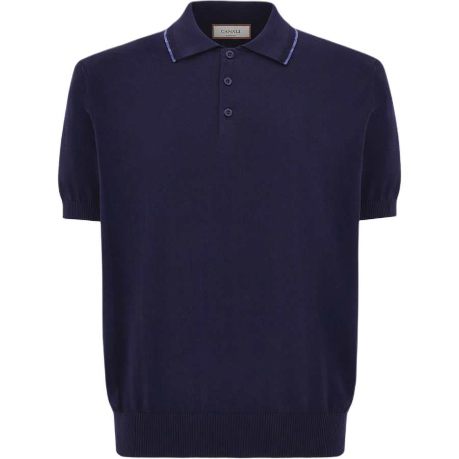 Canali Canali piped polo shirt