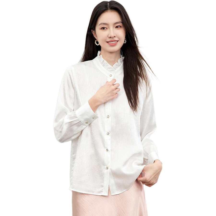 BALENO Shirts Women's Stand Collar