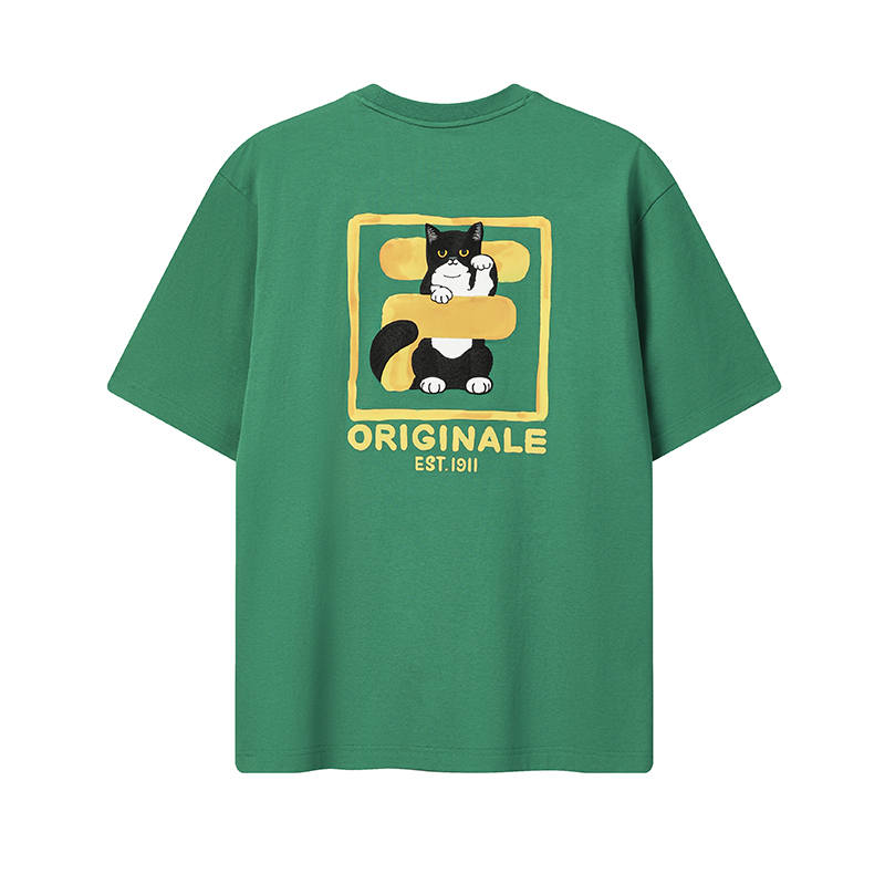 FILA ORIGINALE T Shirt Unisex Melon Blue Green