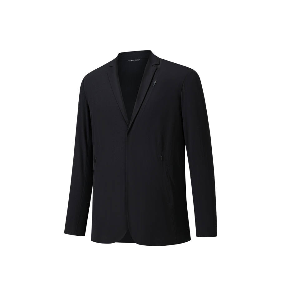 ANTA ANTA Jackets Men's Basic Black 3 Suit Collar Moderate Other