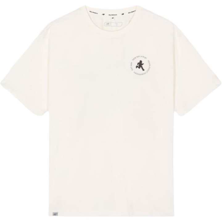 New Balance New Balance T Shirts Men's Ivory White Crew Neck