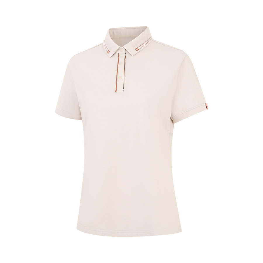 Li-Ning Li Ning Polo Shirt Women's Oat Gray