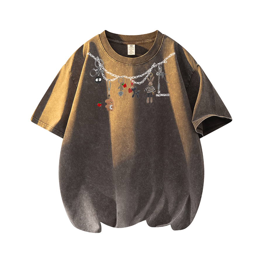 PAL ONGACO T Shirts Unisex Crew Neck Moderate Heavyweight