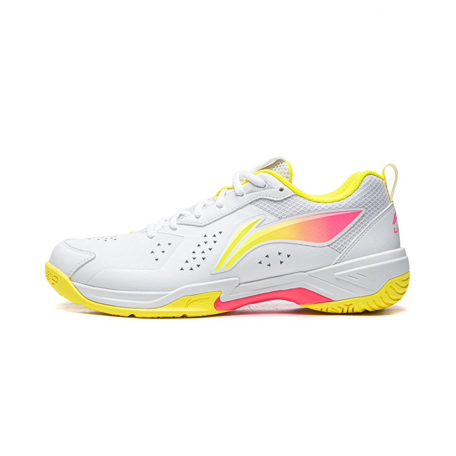 Li-Ning Li Ning Blade 2 SE Abrasion Resistant Breathable Coverage Support Low top Badminton Shoes Unisex White Pink