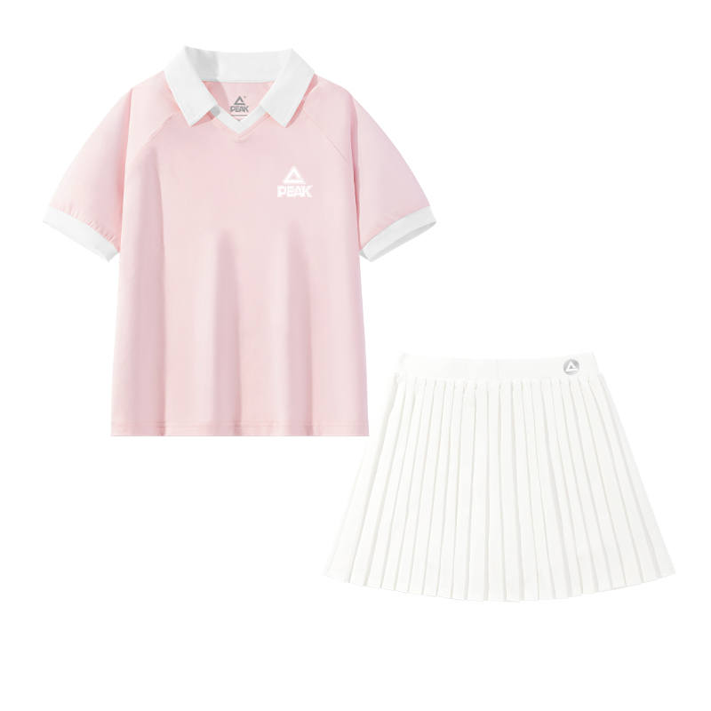 PEAK Kids Two Piece Skirt Sets Lapel Short Skirt
