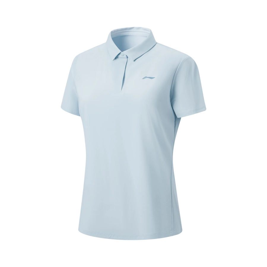 Li-Ning Li Ning Fitness Series Polo Shirt Women's First Frost Blue