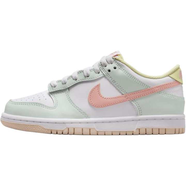 Nike Nike Dunk Low top Skateboard Shoes White Green Unisex