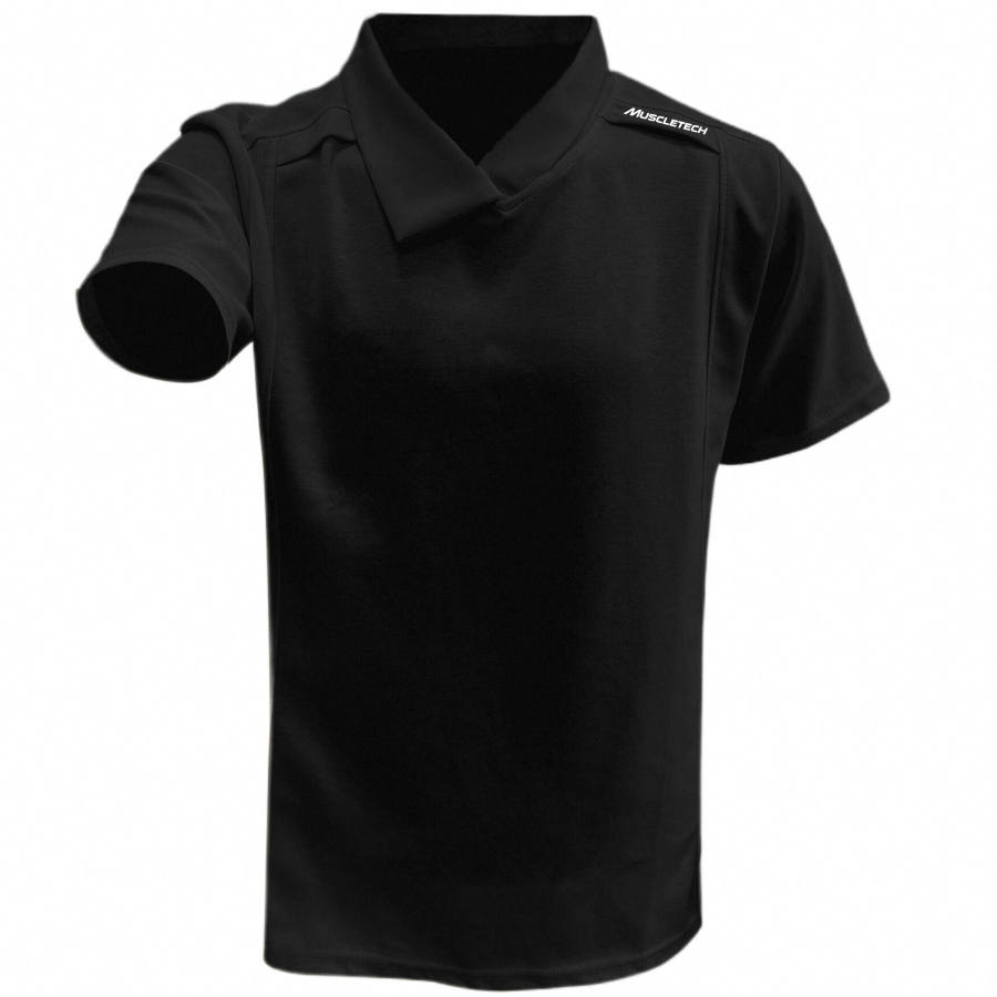 MUSCLETECH MUSCLETECH T Shirts Unisex Asymmetrical Collar Moderate Heavyweight