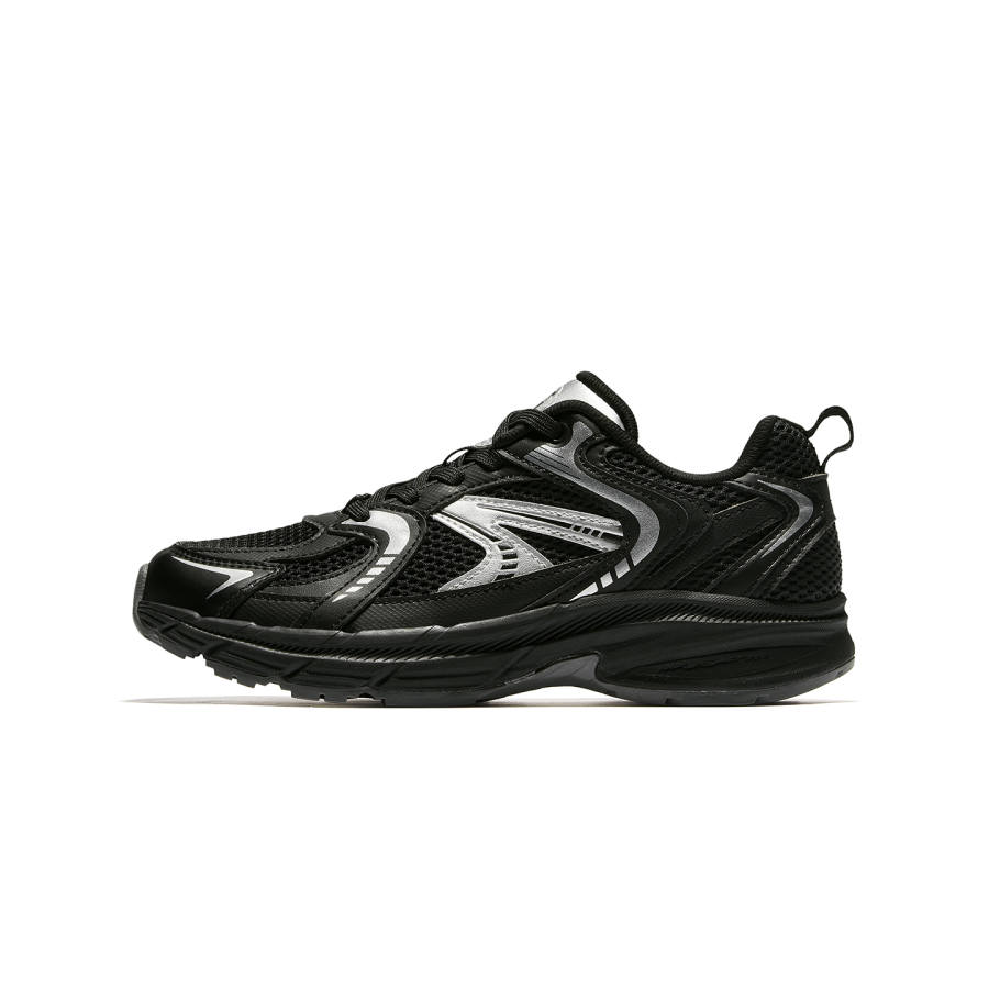Antakids Low top Casual Shoes Black Silver Teenagers