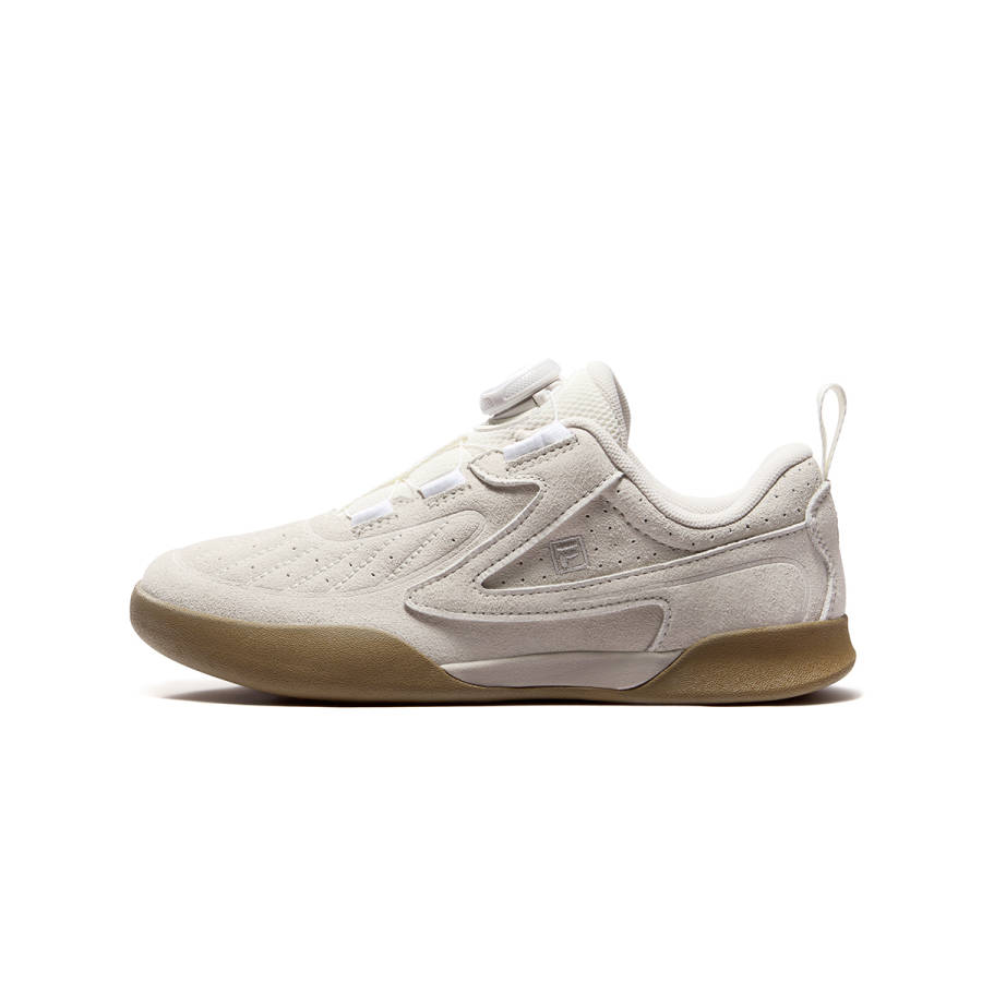 FILA KIDS Rebound Breathable Support Low top Kids' Skateboarding Shoes Milk White/FILA White Kids'