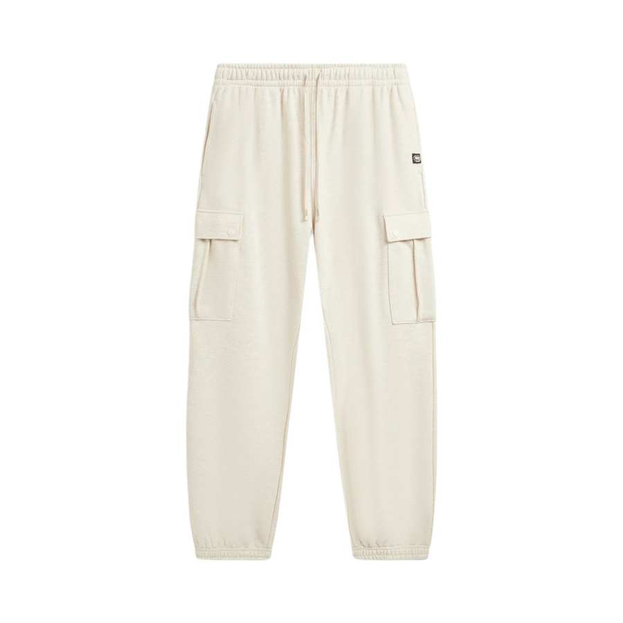 Li-Ning Li Ning Knitted Sweatpants Men's Heather Gray Light Khaki Moderate Cuffed Pants