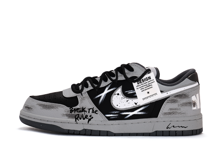 Nike Nike Dunk Coverage Abrasion Resistant Slip Resistant Low top Skateboard Shoes Unisex Gray