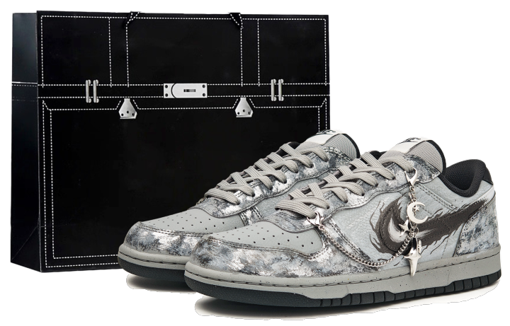 Nike Nike Big Distressed Planet, Xingji Exploration Abrasion Resistant Slip Resistant Low top Skateboard Shoes Men's