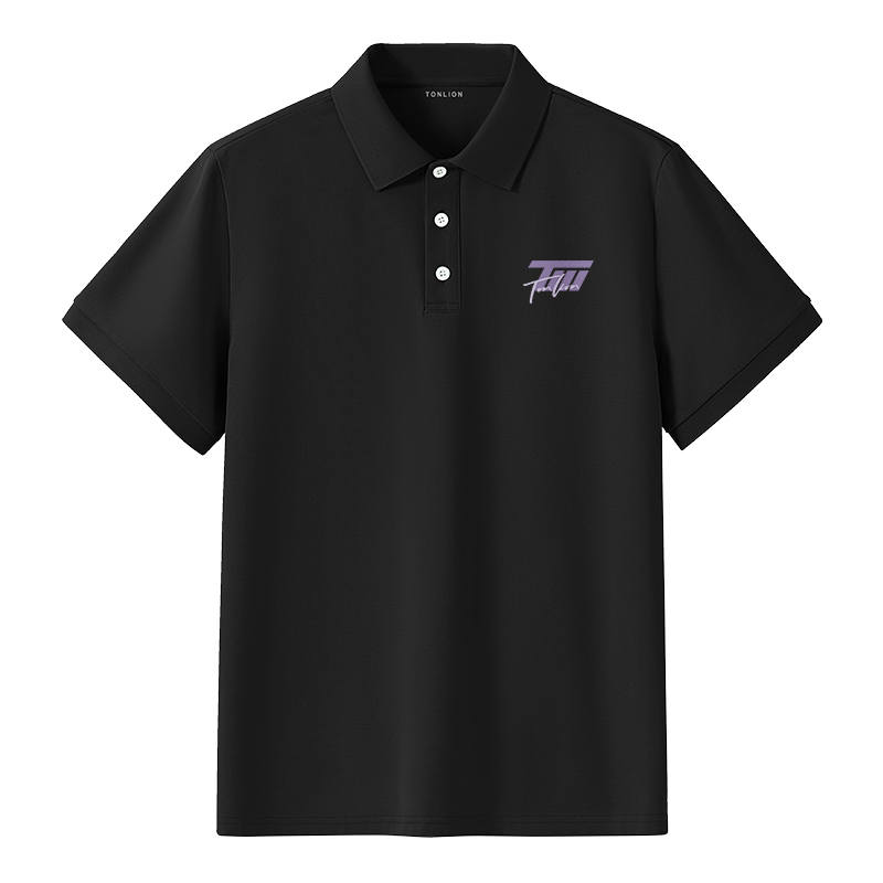 Tonlion Polo Shirts Unisex Polo Collar Moderate Straight Fit
