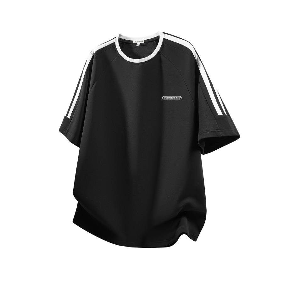 MUSCLETECH MUSCLETECH T Shirts Unisex Crew Neck Thin Heavyweight