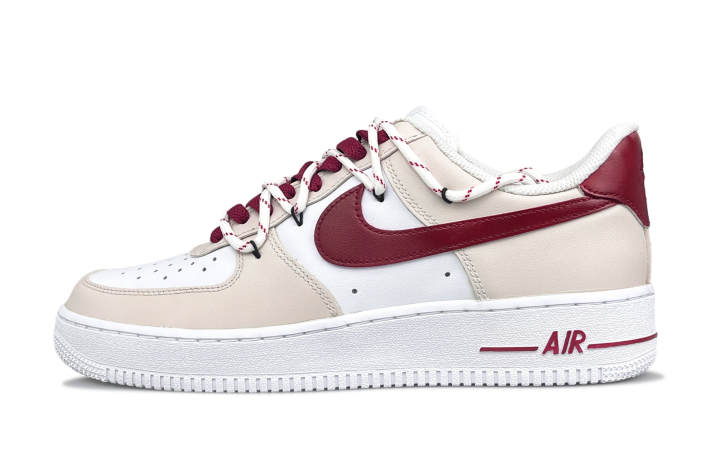 Nike Nike Air Force 1 Cushioning Abrasion Resistant Slip Resistant Low top Skateboard Shoes Unisex White Blue