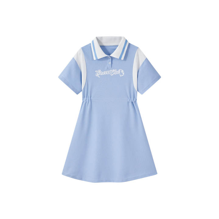 Disney Disney Kids Dresses Lapel Moderate Long