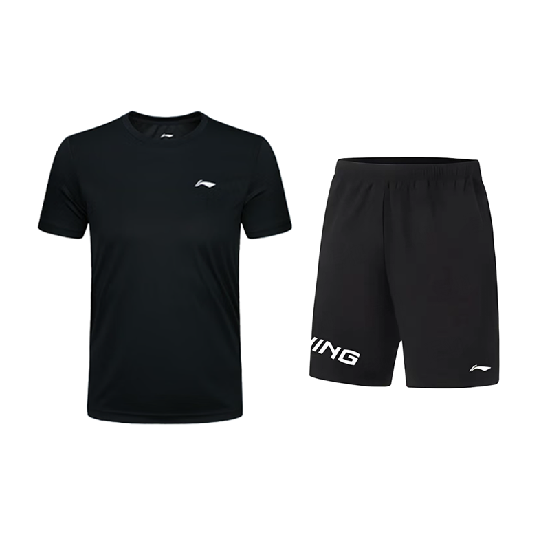 Li-Ning Li Ning Casual Sportswear Unisex Black+Black
