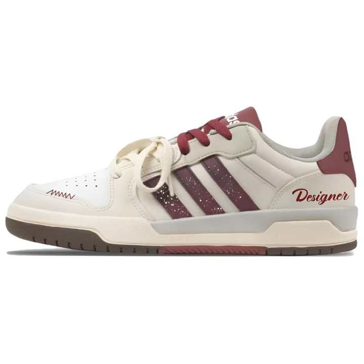 Adidas Adidas ENTRAP Sweet Dream Racing Synthetic Leather Cushioning Abrasion Resistant Lightweight Low top Skateboard Shoes