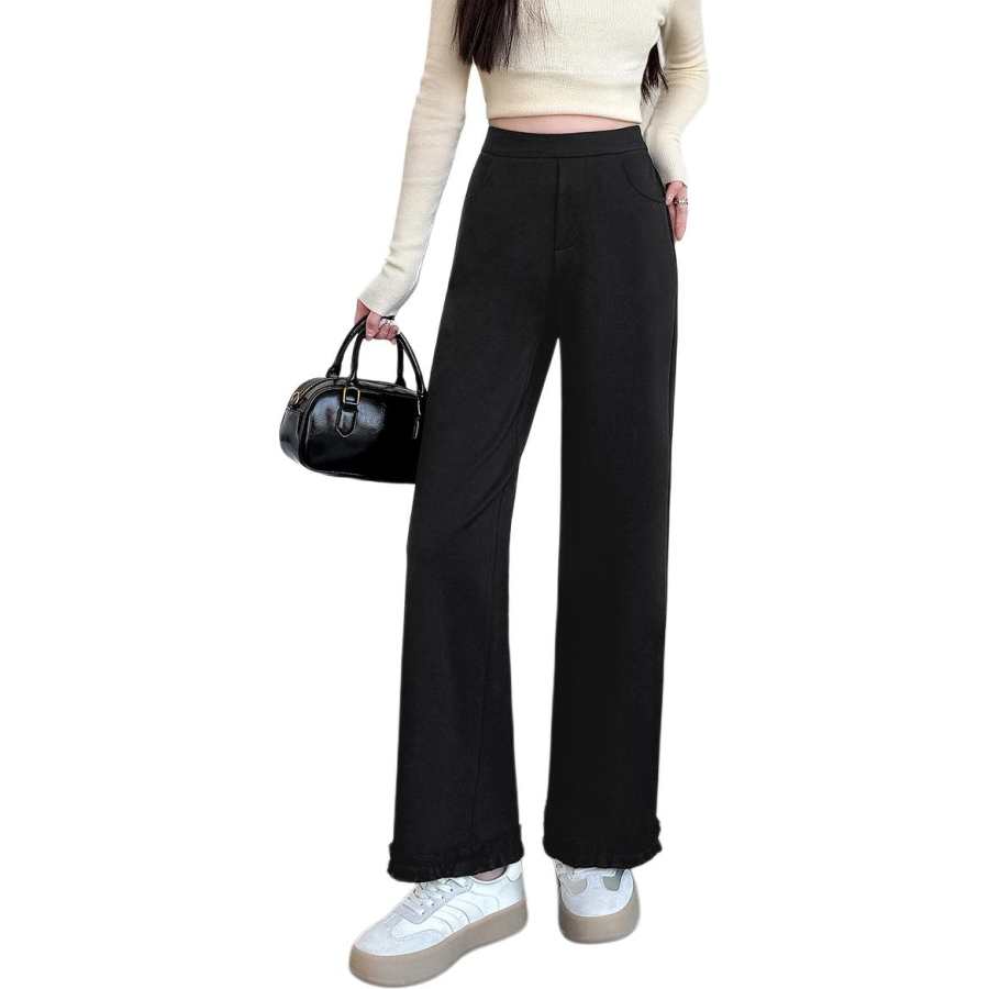 BALENO Casual Pants Women's Moderate Straight Fit Pants
