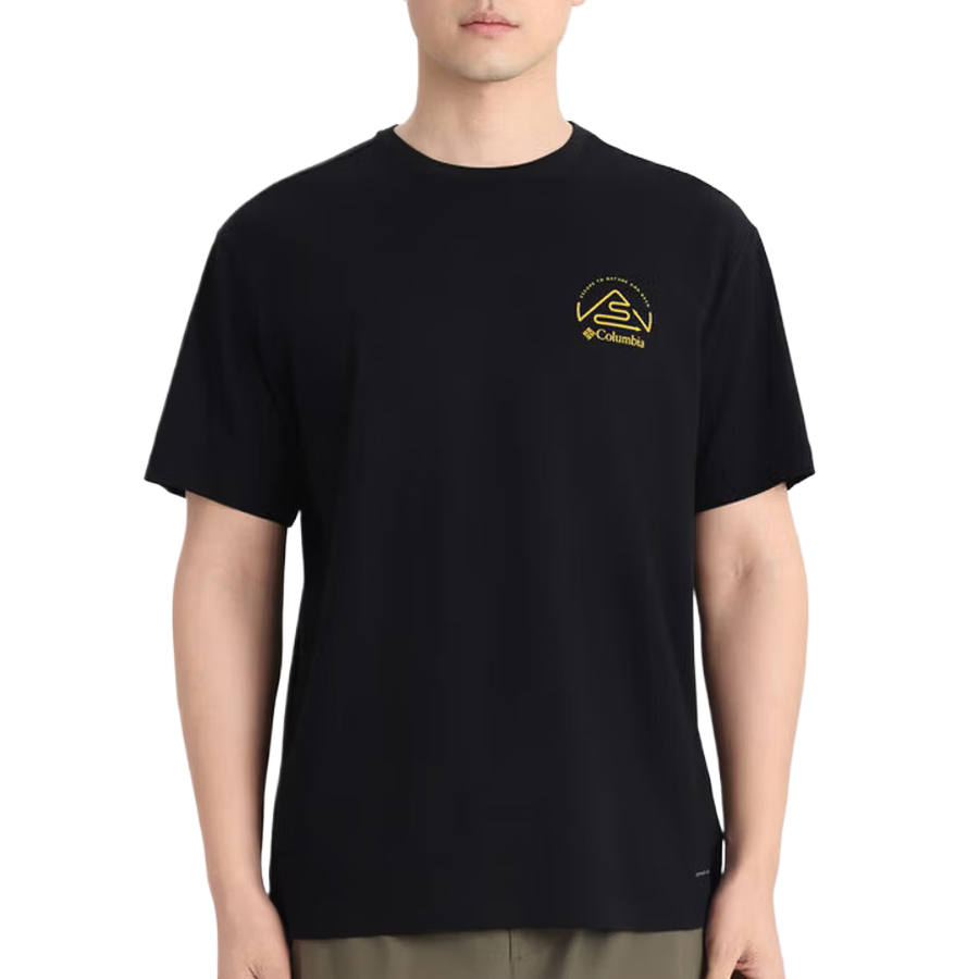 Columbia T Shirts Men's Crew Neck Moderate