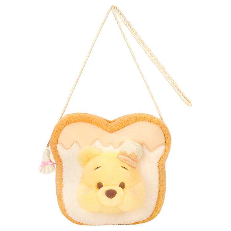 Disney Winnie The Pooh And Friends' Spring Picnic Fabric Crossbody Bags Unisex Yellow