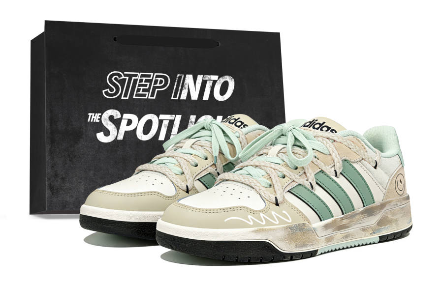Adidas Neo Entrap Mint Milk Green Abrasion Resistant Low top Skateboard Shoes Unisex Healing Green