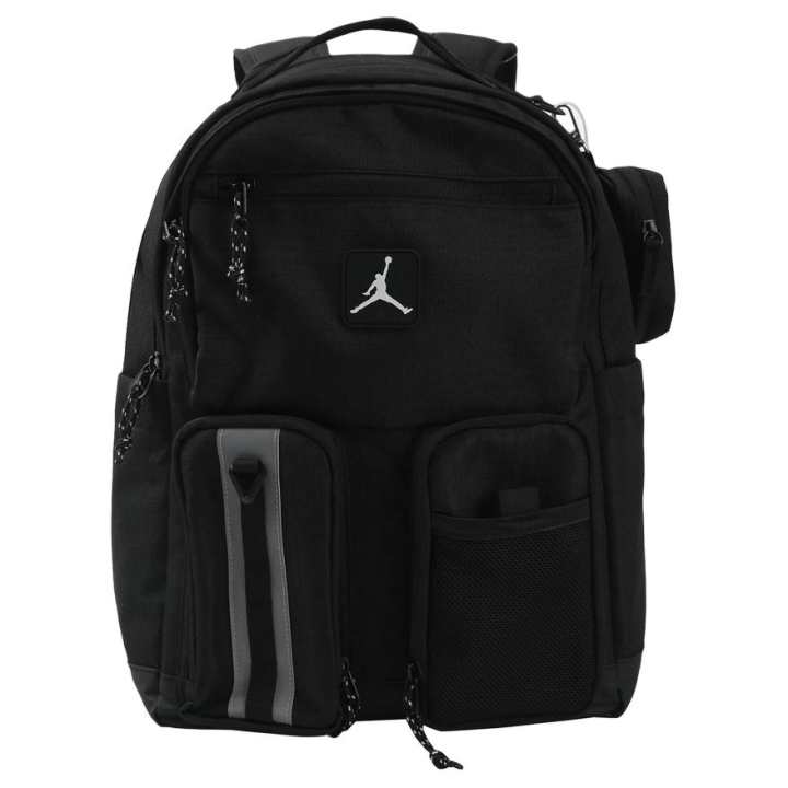 Jordan Jordan Artificial Polyester Backpack Unisex Black