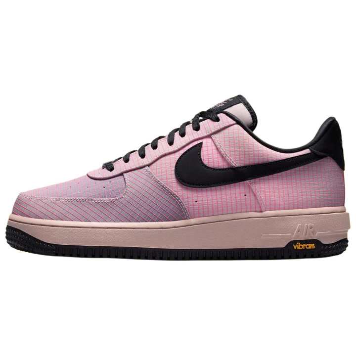 Nike Nike Air Force 1 Low top Skateboard Shoes Men's Pink Black