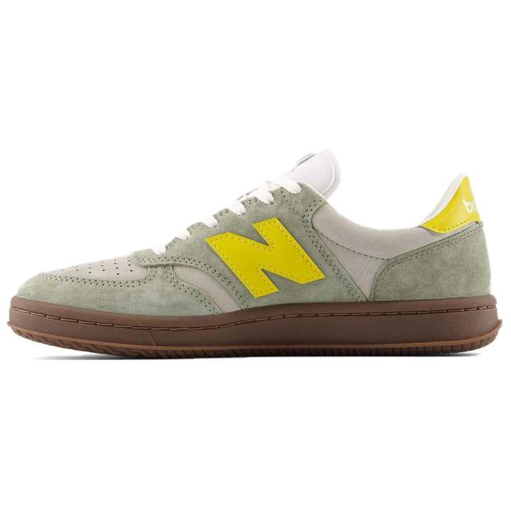 New Balance New Balance NB T500 Suede Breathable Skateboard Shoes Men's Light Green