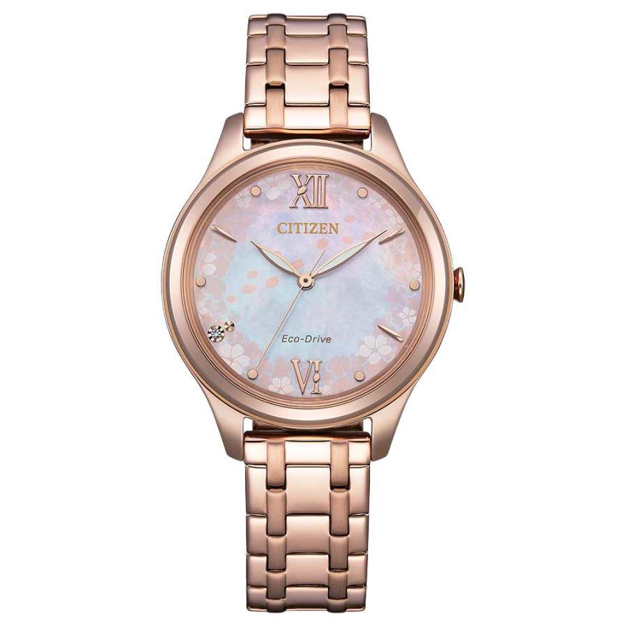 CITIZEN Eco Drive Light Powered Quartz Movement Stainless Steel Strap Watch 32mm Women's Watch