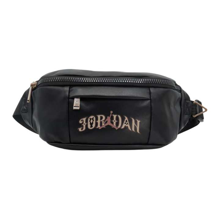 Jordan Jordan Synthetic Leather Fanny Pack Unisex Black