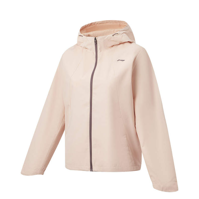Li-Ning Li Ning Trench Coat Women's Peach Wine Pink