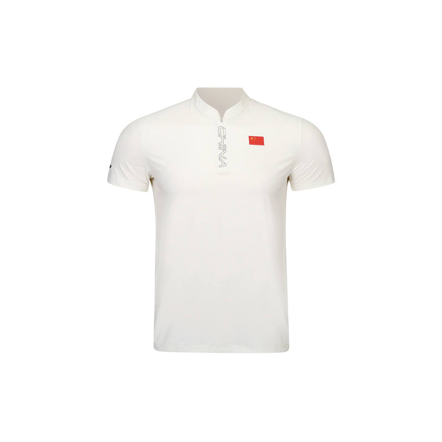 Li-Ning Li Ning Polo Shirt Men's Champagne White