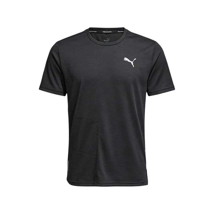 PUMA PUMA Running T Shirts Men's Black Moderate