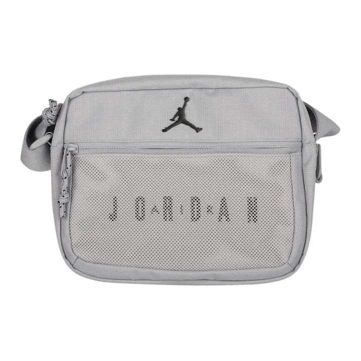 Jordan Jordan Artificial Polyester Crossbody Bags Unisex Light Gray