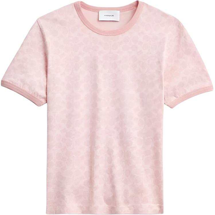 COACH COACH Regular Sleeve T Shirt Women's