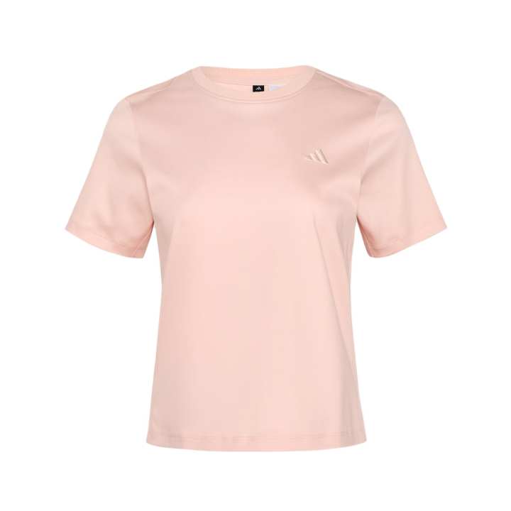 Adidas Adidas T Shirts Women's Light Pink Crew Neck Moderate