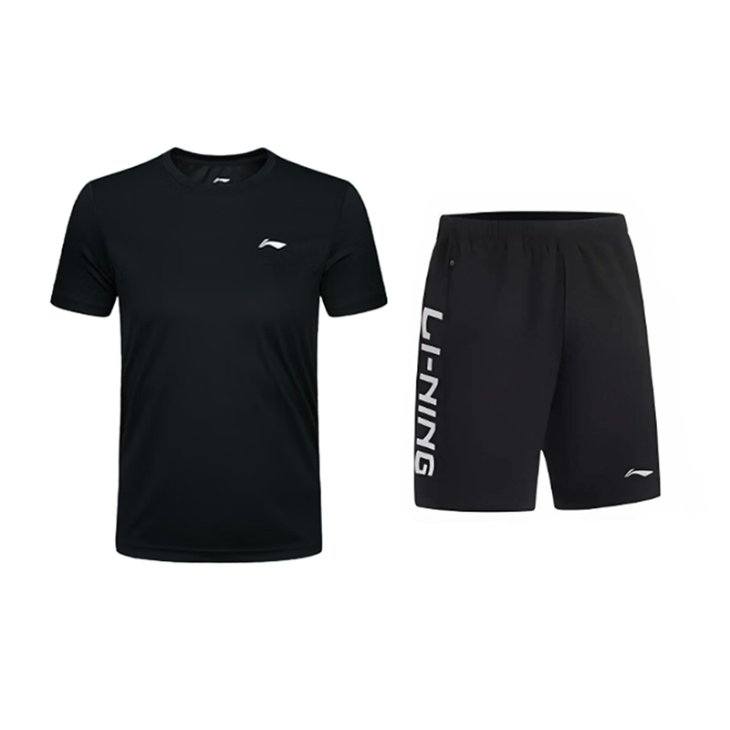Li-Ning Li Ning Casual Sportswear Unisex Black+Black