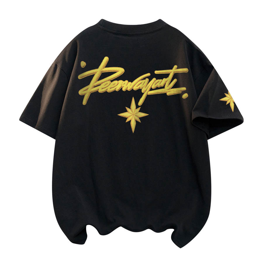 DEERWAY T Shirts Unisex Crew Neck Moderate Straight Fit