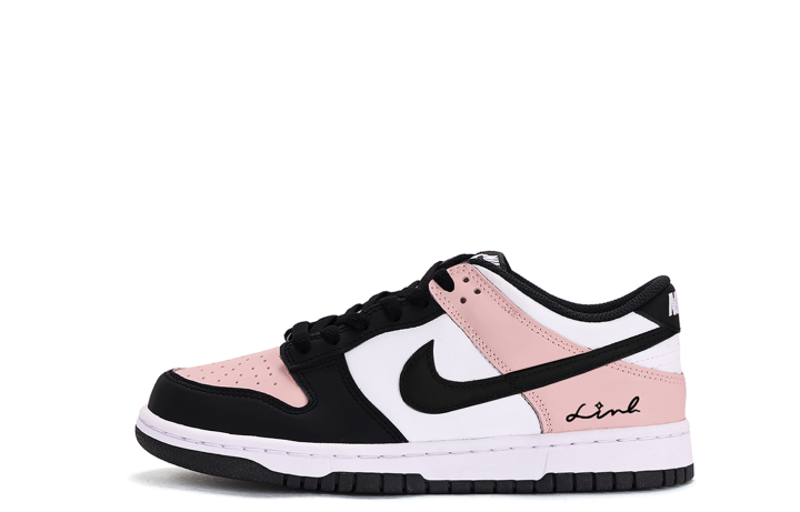 Nike Nike Dunk Coverage Slip Resistant Low top Skateboard Shoes Women's Black Pink
